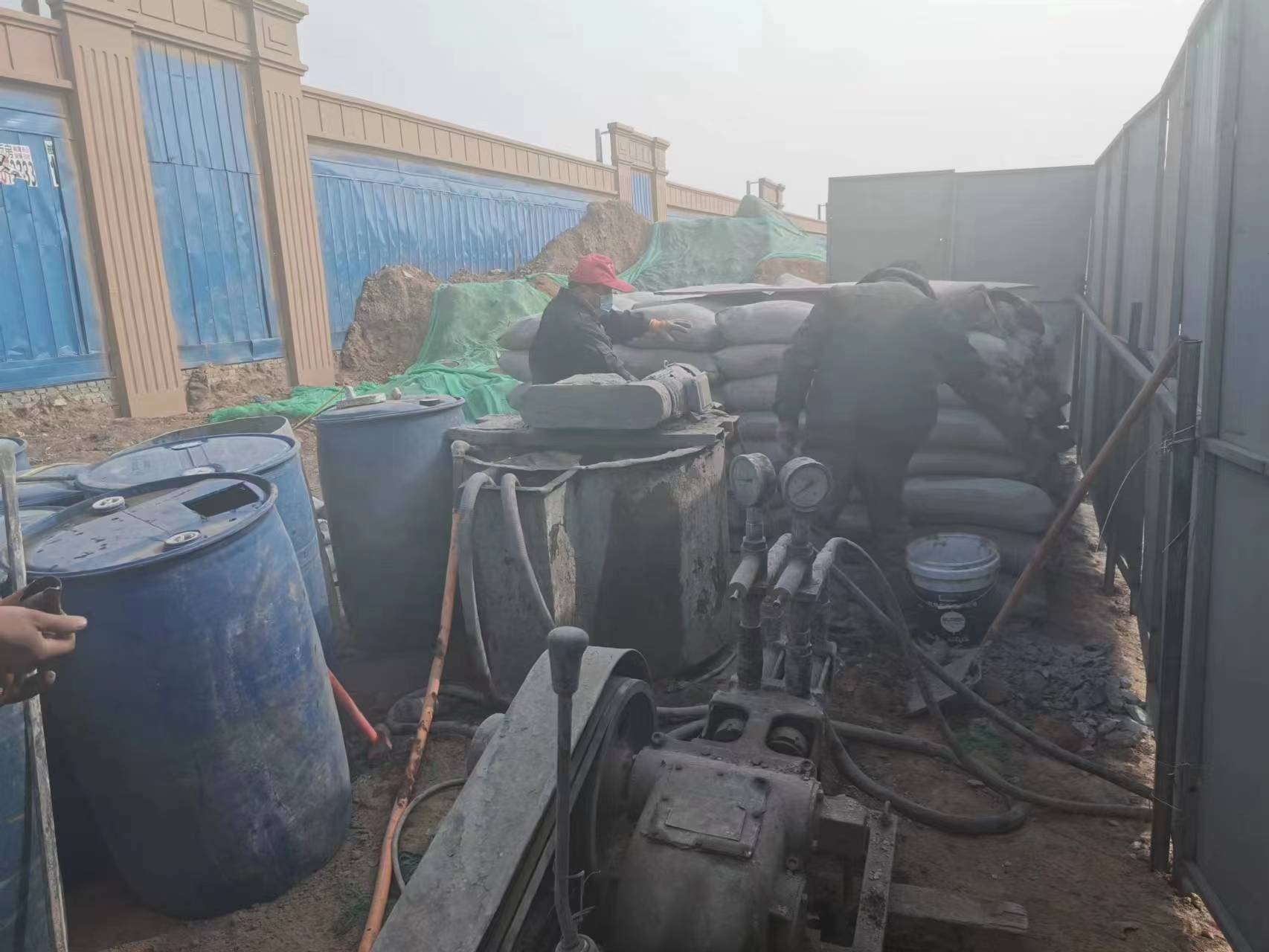 双清房屋下沉注浆